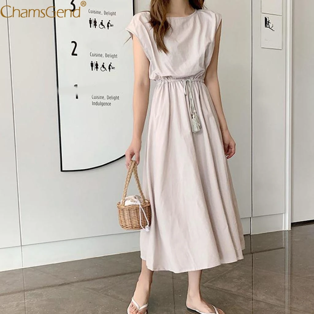Solid Round Neck Dress Sleeveless Dresses Woman Party Night Plus Size Dresses Woman Party Night Maxi Dresses Long Dress Sept Solid Round Neck Dress Sleeveless Dresses Woman Party Night Plus Size Dresses Woman Party Night Maxi Dresses Long Dress Sept