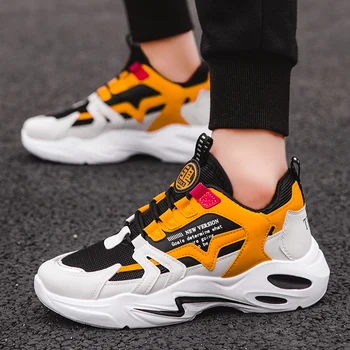 

Running shoes, breathable casual shoes, wear-resistant lace-up sport shoes sneakers men