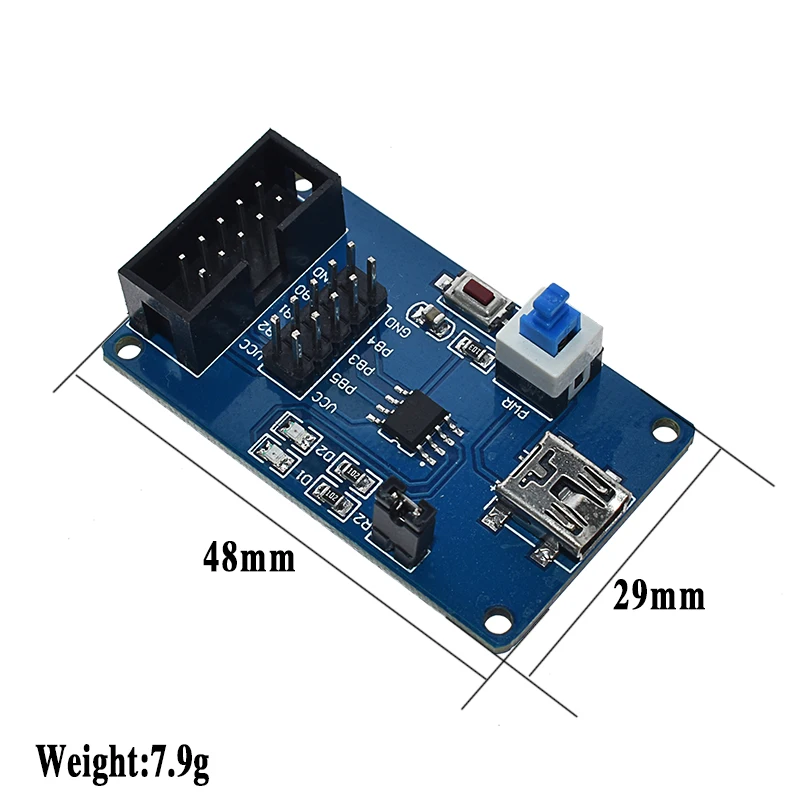 AEAK Attiny13 макетная плата AVR Attiny13A-SSU обучающая доска экспериментальные испытательные платы AVR плата минимальная система