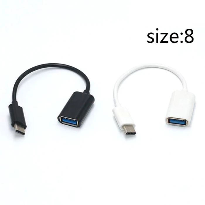 10 шт. type-C Мужской к USB Женский OTG адаптер конвертер кабель для Android смартфона планшета AS99