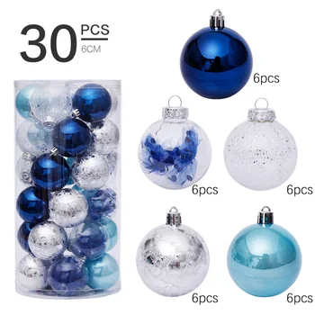

30pcs 6cm Christmas Ball Christmas Tree Balls Home Decorations Baubles Party Ornament рождество BożE Narodzenie новый год