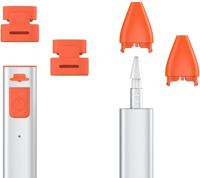 Five Star Logixlogitech Crayon Pencil Cap Set - Replacement Nib Cover &  Protective Cap