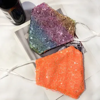 

Mouth Party Mask For Face With Rhinestone Mask For Face Women Jewelry Mask Washable Reusable Facemask Mascarillas