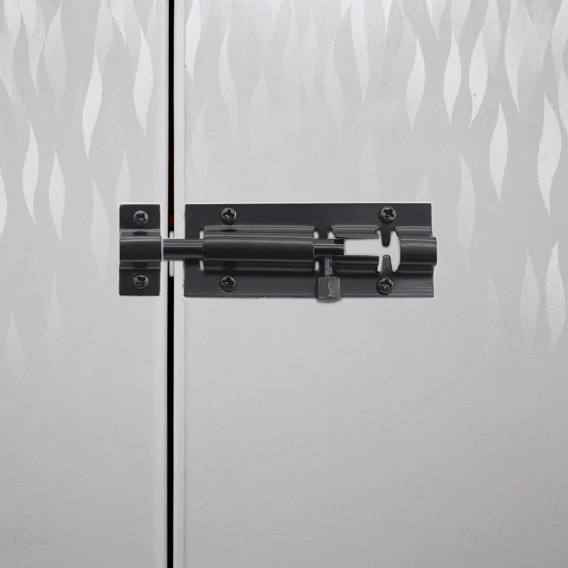 Barrel Bolt Lock,3'' Door Security Slide Latch Lock,Thickened Door Latch Lock,Stainless Steel Slide Lock with Screws 2 Pcs