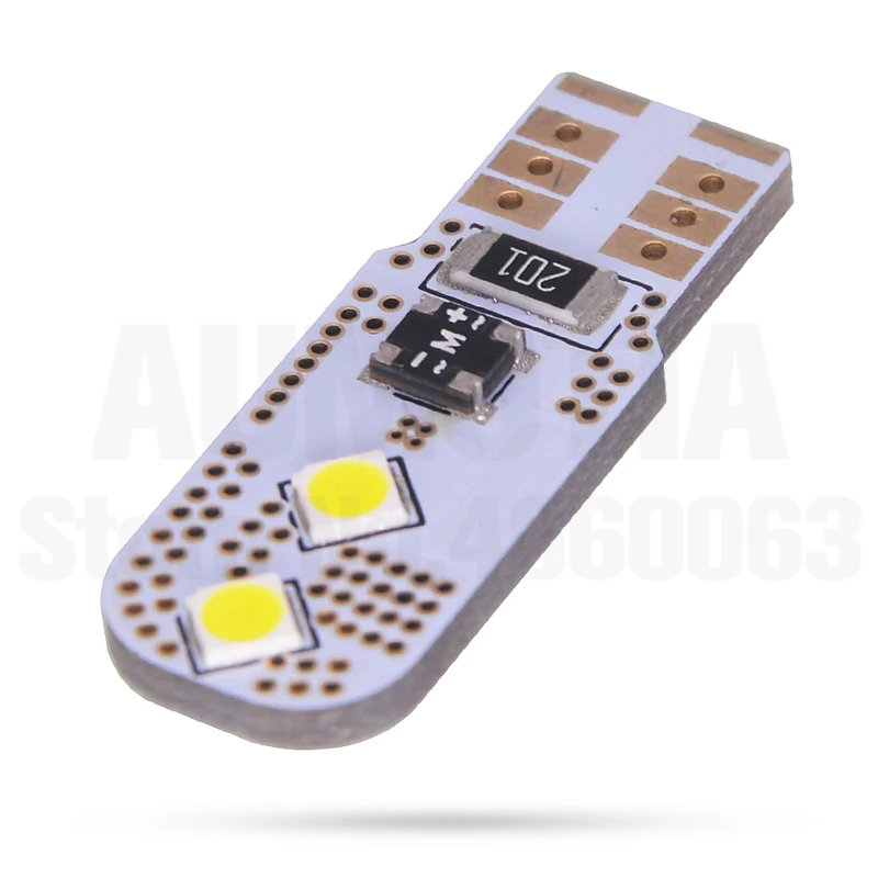 100x Автомобильный светодиодный Lihgts с can-bus T10 светодиодный W5W 4 светодиодный 168 3030 SMD поворот стороны номерного знака светильник лампа габаритного огня
