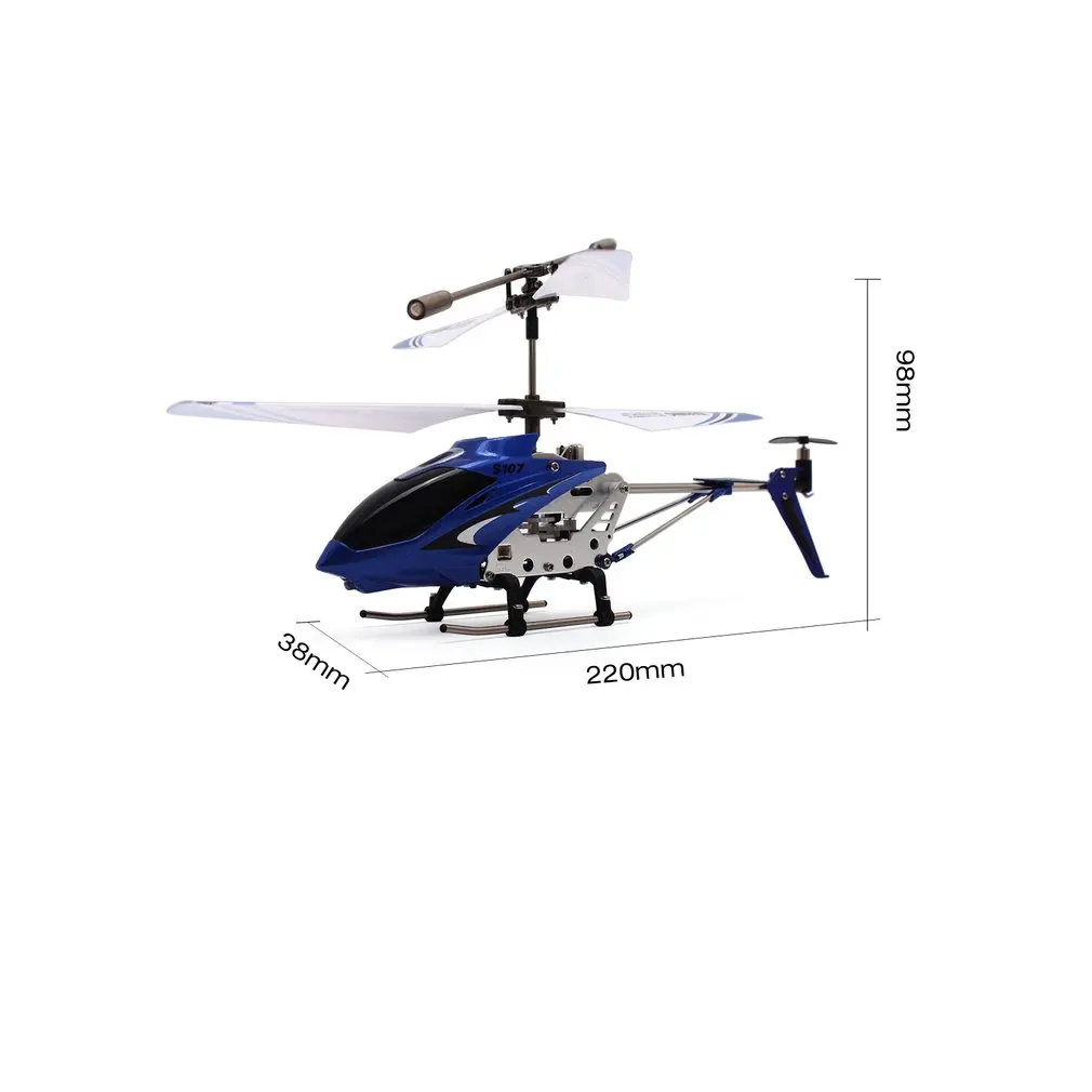 Syma S107G мини гироскоп Металл инфракрасный радио 3CH Вертолет радиоуправляемый Летающий Дрон для детей игрушки подарок RTF
