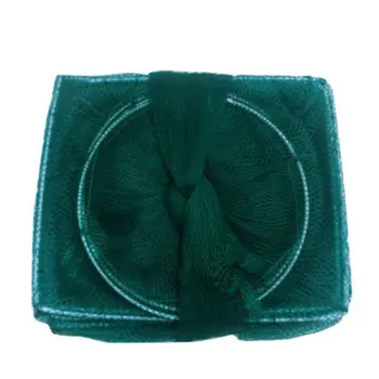 

most popular 1m/1.6m/2.2m/2.5m Fishing Net Shrimp Cage Fishing Net Catcher Trap Foldable Portable For Crab Crayfish Lobster