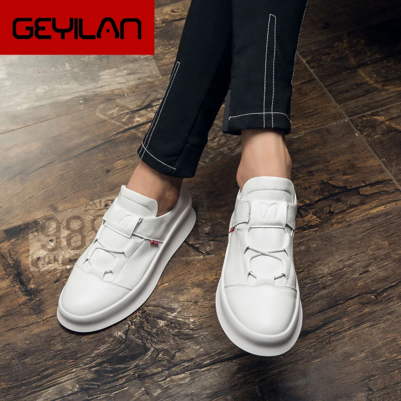 

Casual Shoes Men Leather Platform Loafers Men Shoes Luxury Brand Designer Shoes Mens Winter Sneakers Zapatos De Hombre Ayakkabi