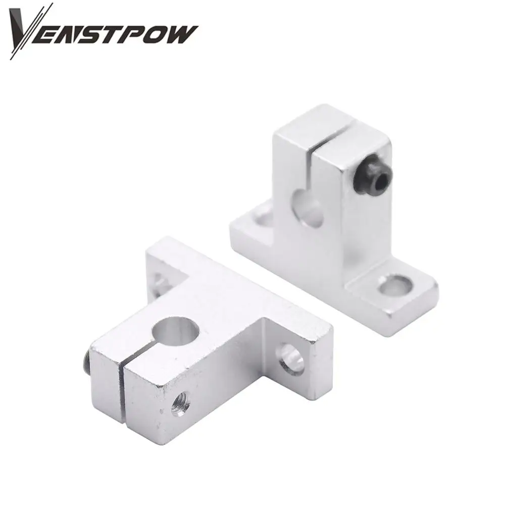 4pcs/lot SK8 SK10 SK12 SK16 SK20 SK25 SK30 SK35 8mm linear bearing rail shaft support XYZ Table CNC Router SH8A 3D printer Part afbeelding