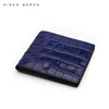 Hiram Beron Custom Name Man Gift Billfold Wallet Luxury Crocodile Pattern Designer Gift for Father Boyfriend Dropship 6