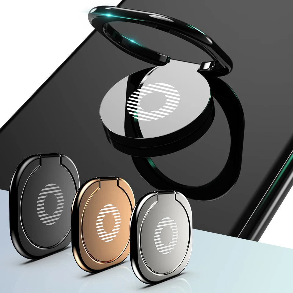 Общая Подставка-кольцо под Пальцы для телефона для samsung Xiaomi iPhone11 X Xs 7 8plus смартфон Настольный кронштейн Гибкая подставка 360 градусов