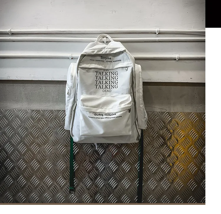 Женский рюкзак, школьные сумки, рюкзак Mochilas, для девочек-подростков, в консервативном стиле, с мини-буквами