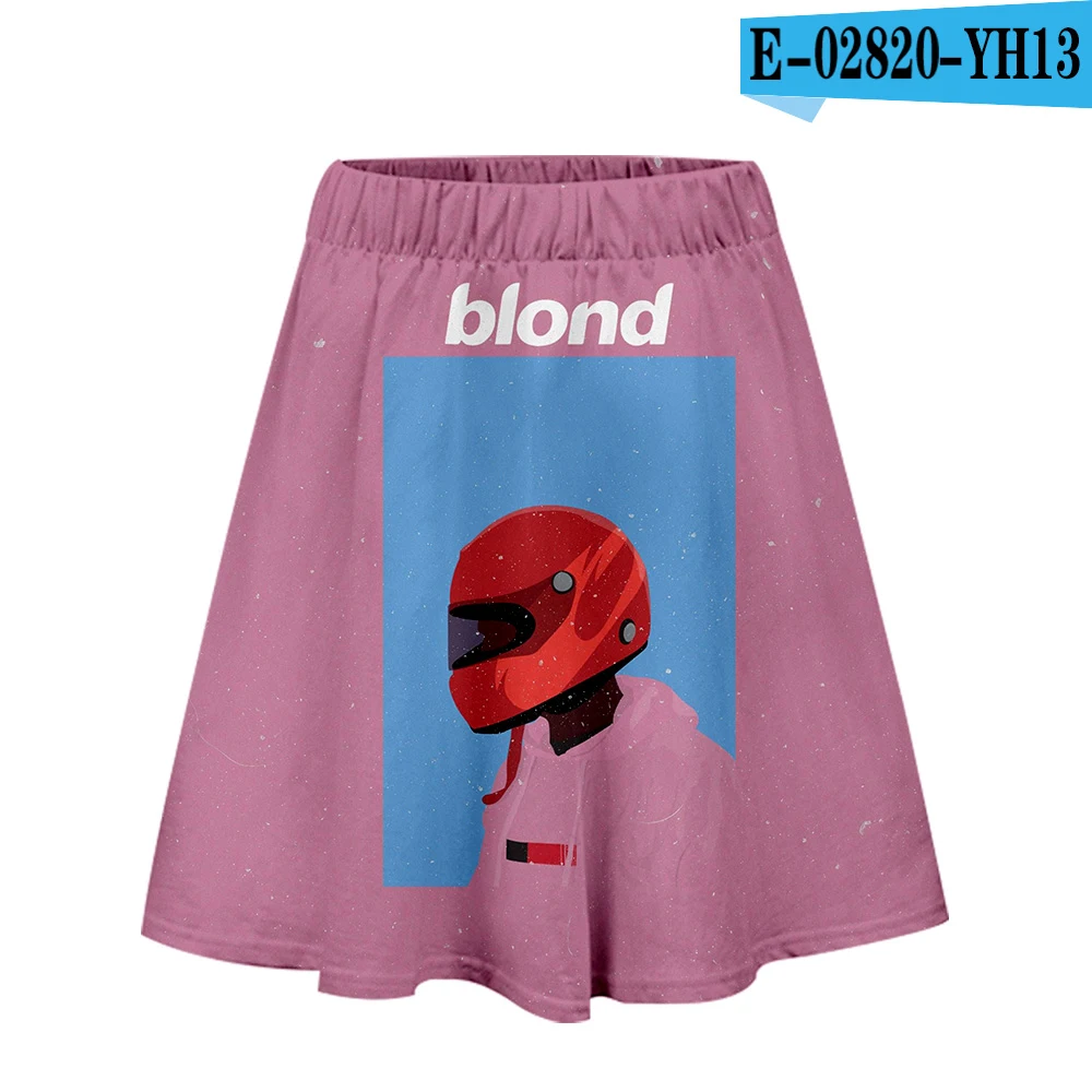 Стиль рисунок Frank Ocean 3D Одежда с рисунком Повседневное юбка Для женщин летние пикантные Удобные Юбка крутые топы дамы Лидер продаж юбки - Цвет: Pictured