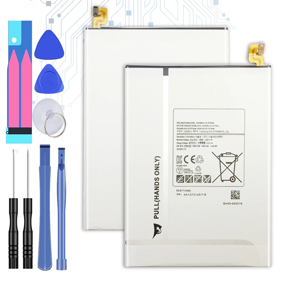 EB BT710ABE запасная батарея для Samsung Galaxy Tab S2 8 0 SM T710 T715 T715C T719C Bateria 4000 мАч + номер