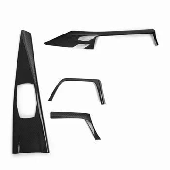 

4pcs Carbon Fiber Cover Panel Air Vent Gear Shift Board Trim For F30 F32 F33 F34 F36 4-Door Car Styling Interior Parts RHD
