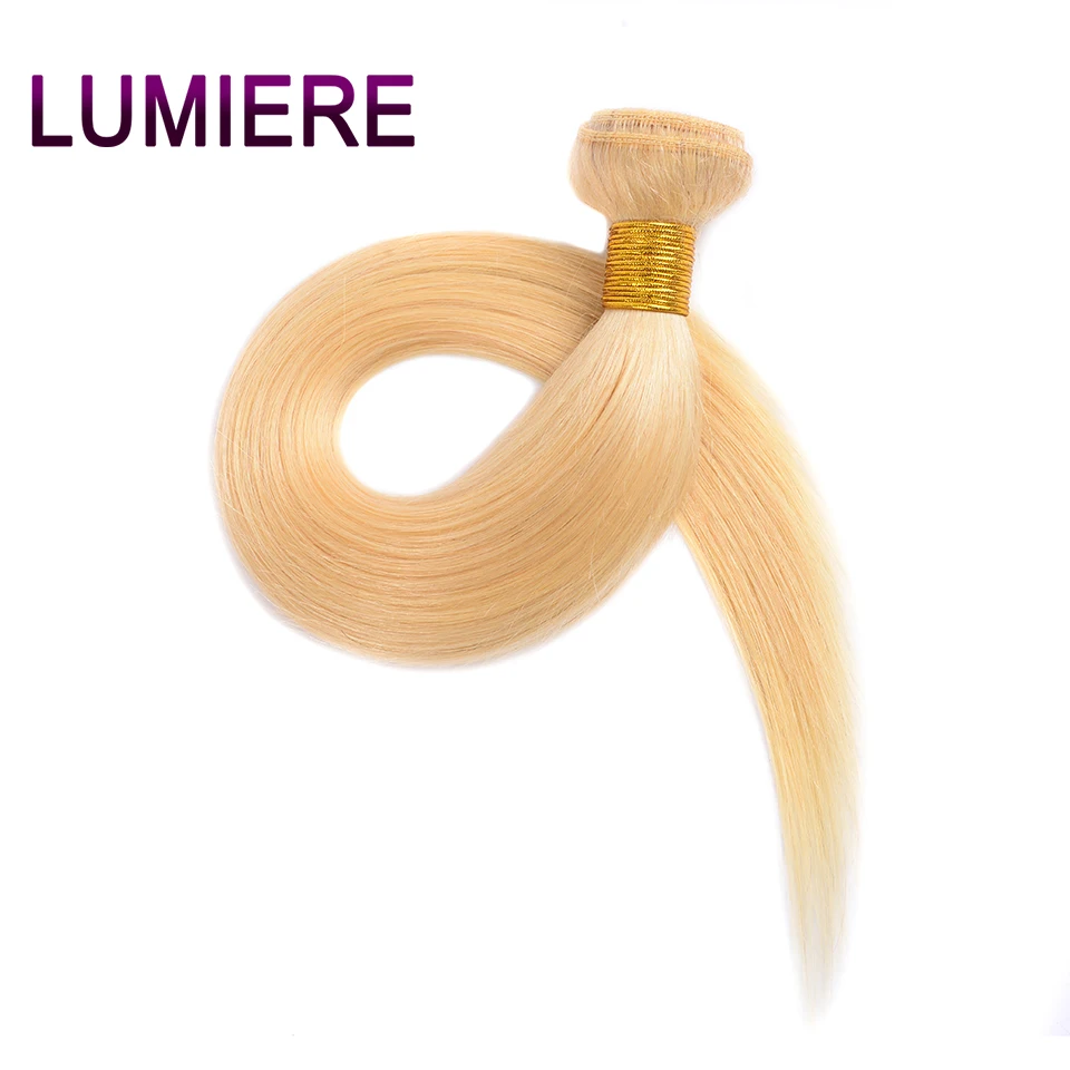 Lumiere волосы перуанские прямые человеческие волосы пучки 613 пучки Remy человеческие волосы для наращивания человеческие волосы медовые светлые пучки