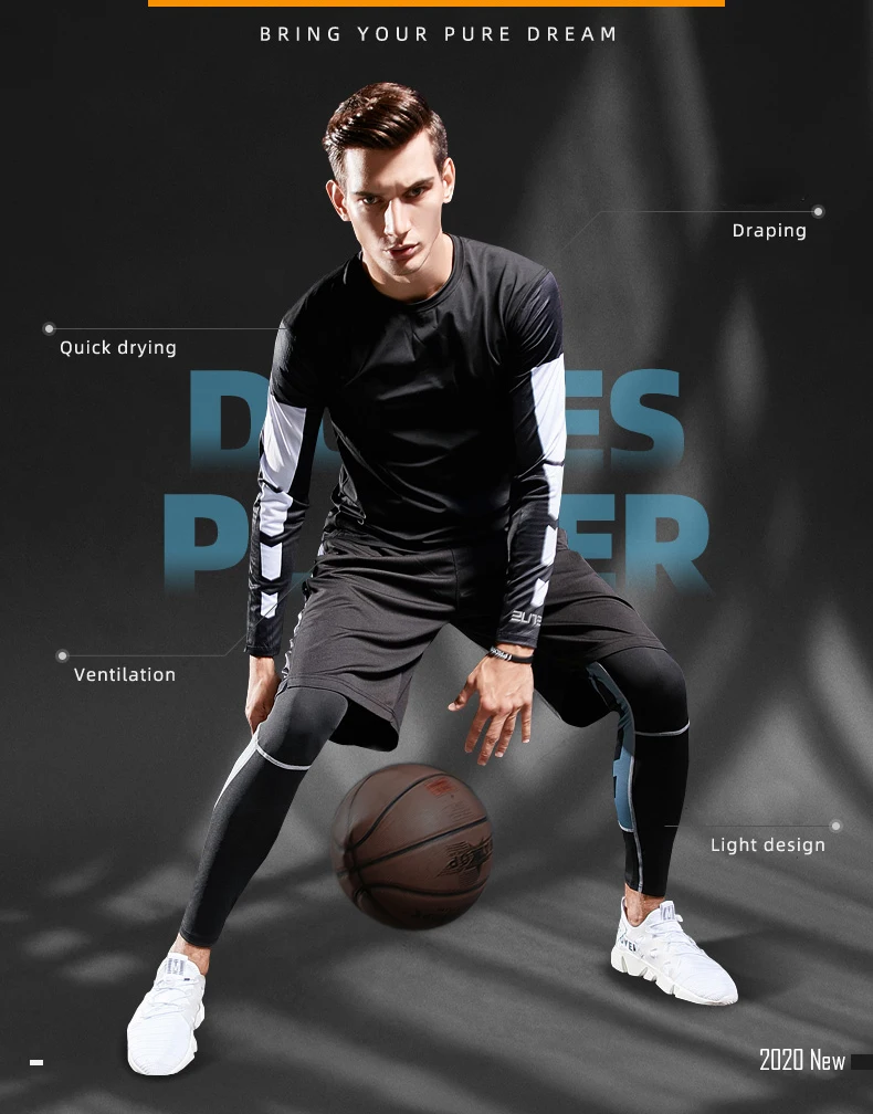 Men Jiu jitsu Rashguard MMA T-shirts Sets Bjj Muay Thai Boxing Jerseys Long Sleeve Boxeo Suit Brand 5Pcs Set Fitness Sport Suits