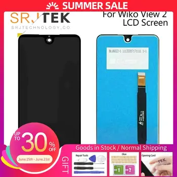 Перейти на Алиэкспресс и купить Для Wiko View2 Go LCD для Wiko View2 Plus дисплей Матрица сенсорный для Wiko View2 Plus экран дигитайзер вид 2 для Wiko View2 стекло