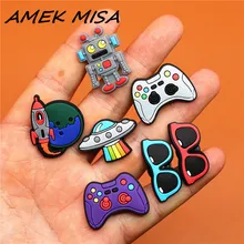 С изображением героев из мультфильмов, 1 штука, НЛО ПВХ подвески для обуви обувные аксессуары DIY украшения для обуви для детей с рисунком «крокодил» jibz Дети пользу kawaii милые рождественские подарки U58 С изображением героев из мультфильмов, 1 штука, НЛО ПВХ подвески для обуви обувные аксессуары DIY украшения для обуви для детей с рисунком «крокодил» jibz Дети пользу kawaii милые рождественские подарки U58