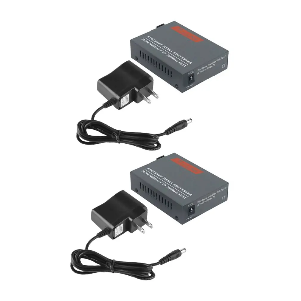 

Fiber Media Converter One Pair Fiber Media Converter 10/100/1000 Mbps Single Fiber Single Mode Adaptor Fiber Optical Transceiver