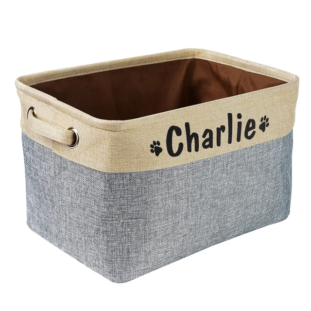 Dog Toy Box Wood, Personalized Dog Toy Box, Dog Toy Box for Small