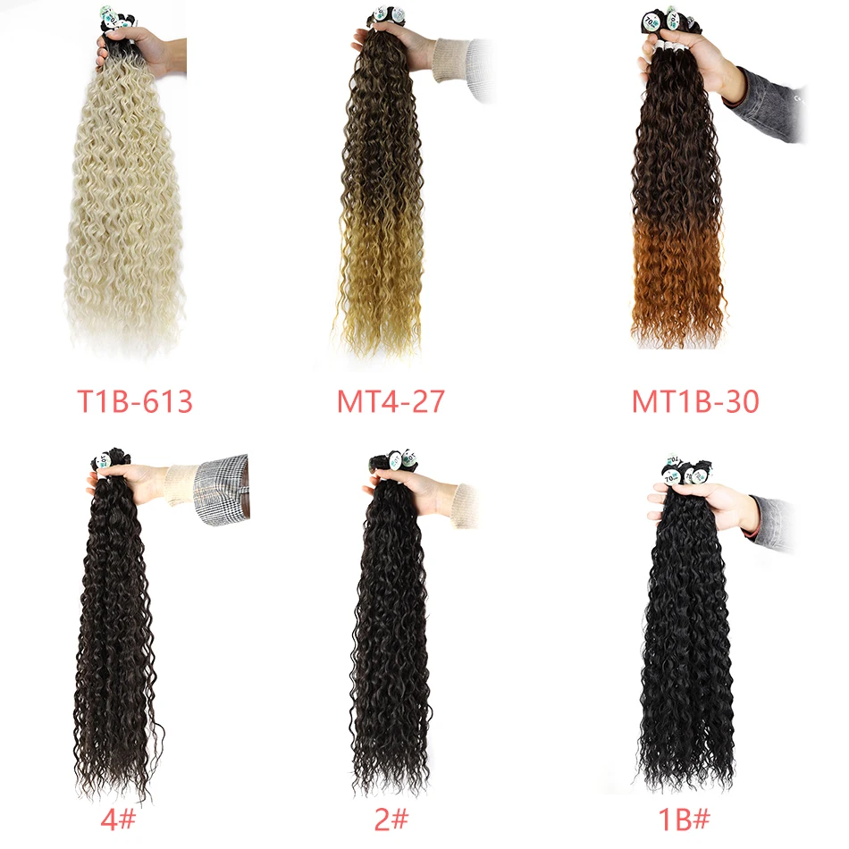 Curly Hair Weave, marrom, louro, super longo, cachos, laranja, loiro, 32