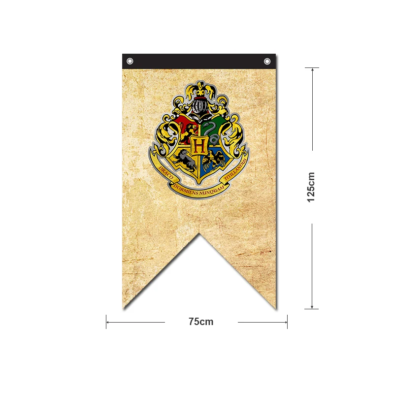75x125 см Harri Potter украшение для дня рождения баннер флаг поставка тема пользу - Цвет: o
