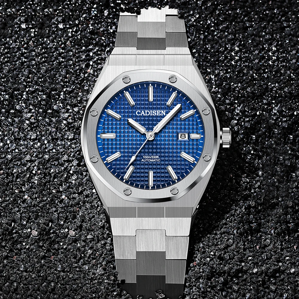 2020 NEW 42MM CADISEN OAK Men's Mechanical Watches Luxury Business Automatic Watch Men 100M Waterproof Clock NH35A Reloj Hombre 6