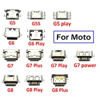 50 pz, Micro USB presa di ricarica presa Jack porta di ricarica connettore per Moto G9 G4 G5 G5S G5S G6 G7 Play Power One Zoom Z3 Z2 Play