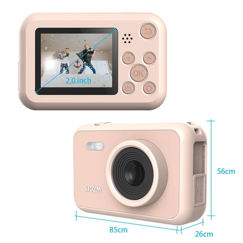 FFYY-SJCAM Children'S Camera 1080P Colorful Action Camera HD Children'S Camera Sticker Entertainment Children'S Camera Birthday