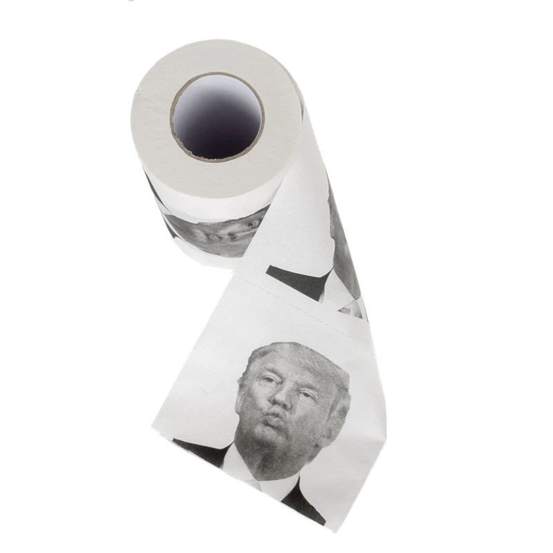1 шт. забавная туалетная бумага Дональд шалость шутка Трамп рулон веселый