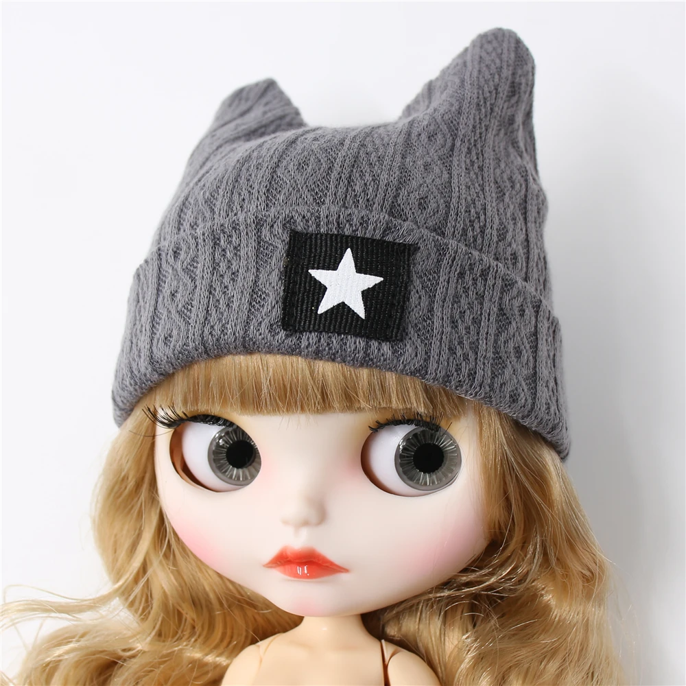 Neo Blythe Gorro de punto para muñeca, bufanda de lana y calcetines 5