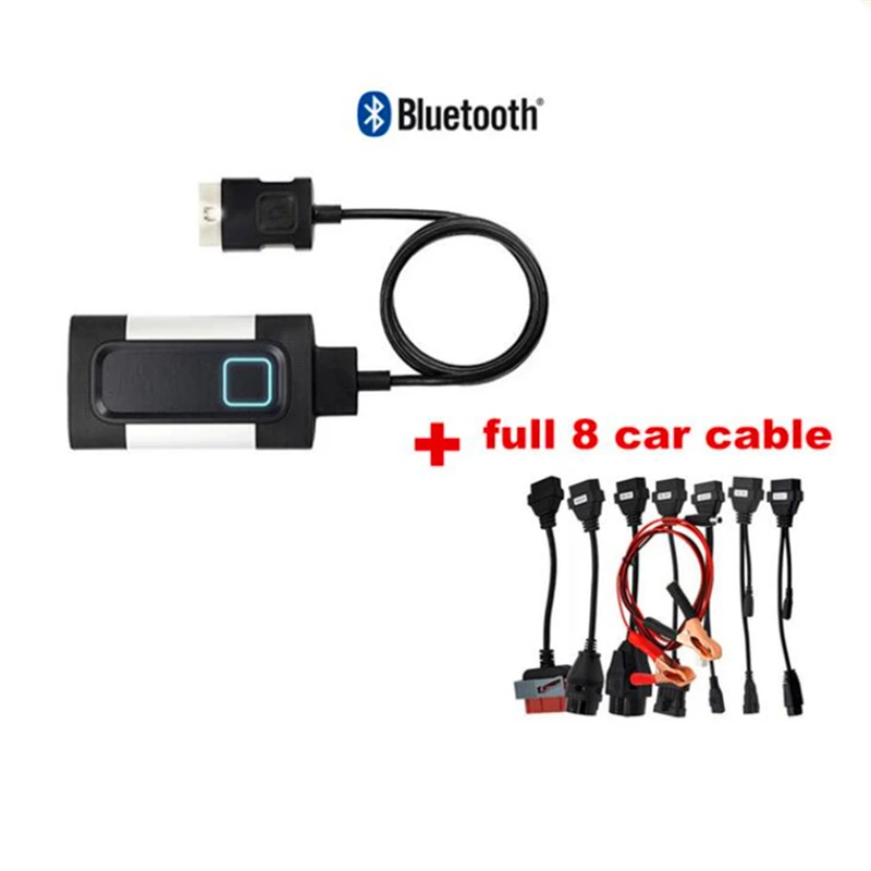 Для автомобилей VD TCS C-D-P vci 2016R0 keygen зеленый pcb Bluetooth сканер vd ds150e c-d-p obd автомобили Грузовики diagstic инструмент - Цвет: with bluetooth