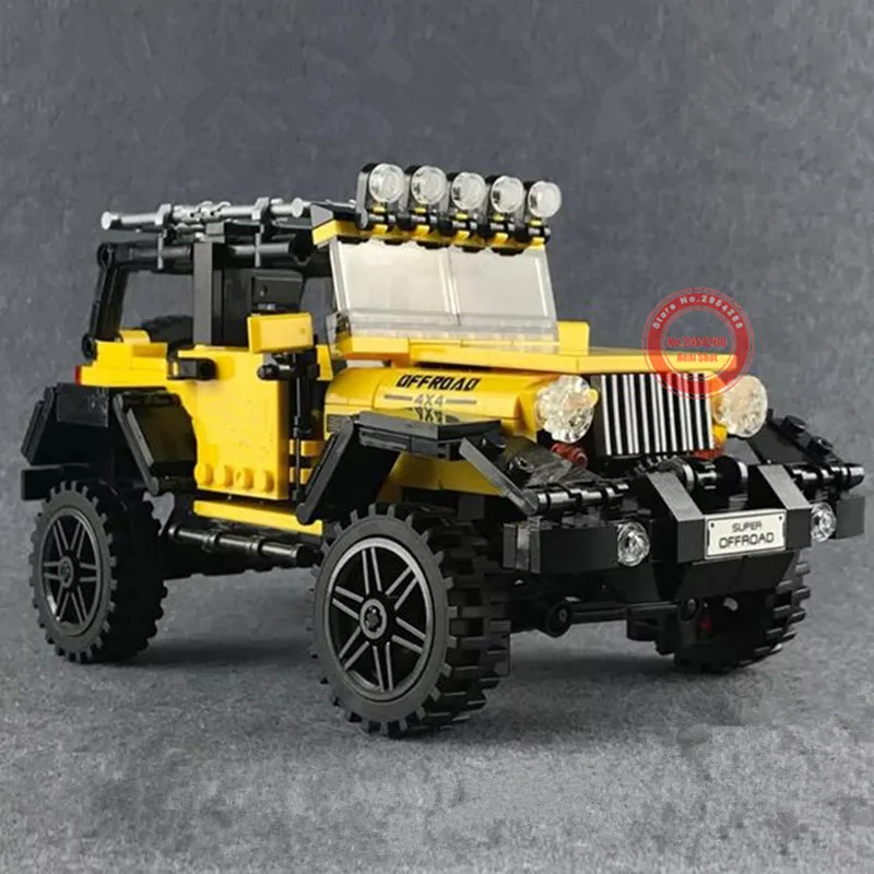 Новый 610 шт внедорожный джип автомобиль грузовик Набор подходит Technic MOC