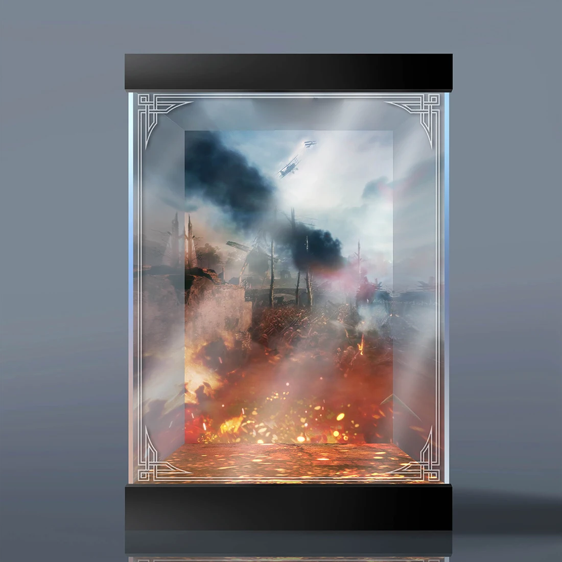 1/6 30 см Пылезащитная акриловая фигурка, чехол для дисплея с подсветкой, аэрограф для горячих игрушек HT MMS451 Wonder Woman