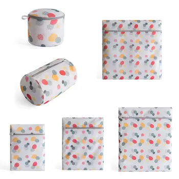 

6pcs Laundry Bag Fine Mesh Washing Machine Home Underwear Lingerie Bra Sock Travel Storage Organizer Hosiery Blouse Thickened