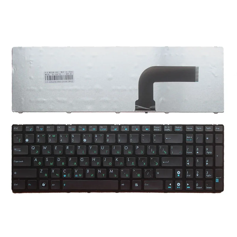 Russian-Keyboard X53x54h X53S A52J ASUS Border FOR X53x54h/K53/A53/.. with Black