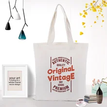 Текстовый Тип Холщовая Сумка на заказ Печать текстовый логотип DIY повседневное использование хозяйственная сумка экологическая многоразовая утилизация