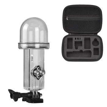 

1 Pcs for DJI OSMO Pocket Gimbal Accessories EVA Box Storage Bag & 1 Pcs Sports Action Camera Waterproof Case