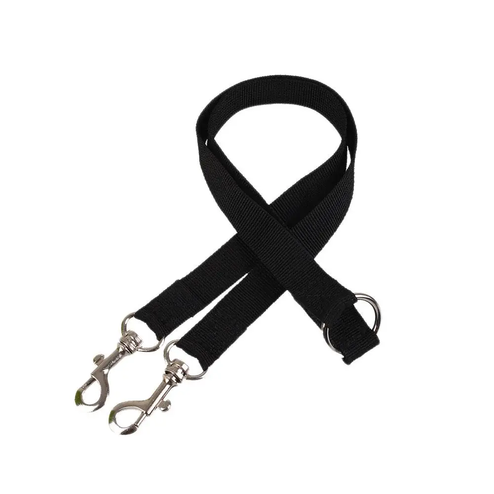 

90CM Nylon 2Way Double Dual Twin Coupler Pet Traction Belt Training Dog Leash