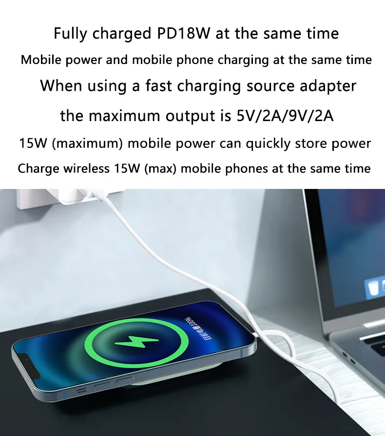 best portable phone charger 6000mAh Portable Magnetic Power Bank 15W Fast Charger For iPhone 13 12 13Pro 12Pro Max Mobile Phone External Battery best power bank 20000mah