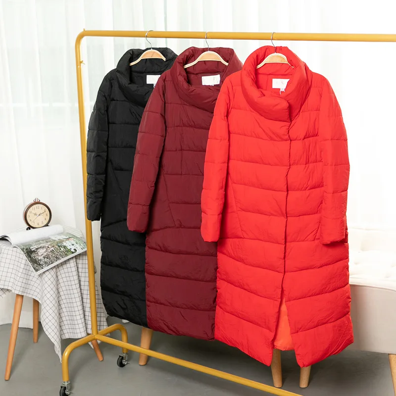 AliExpress, импортные товары,, приталенное, стоячий воротник, Женская термо одежда, средней длины, Женское пальто, поддержка