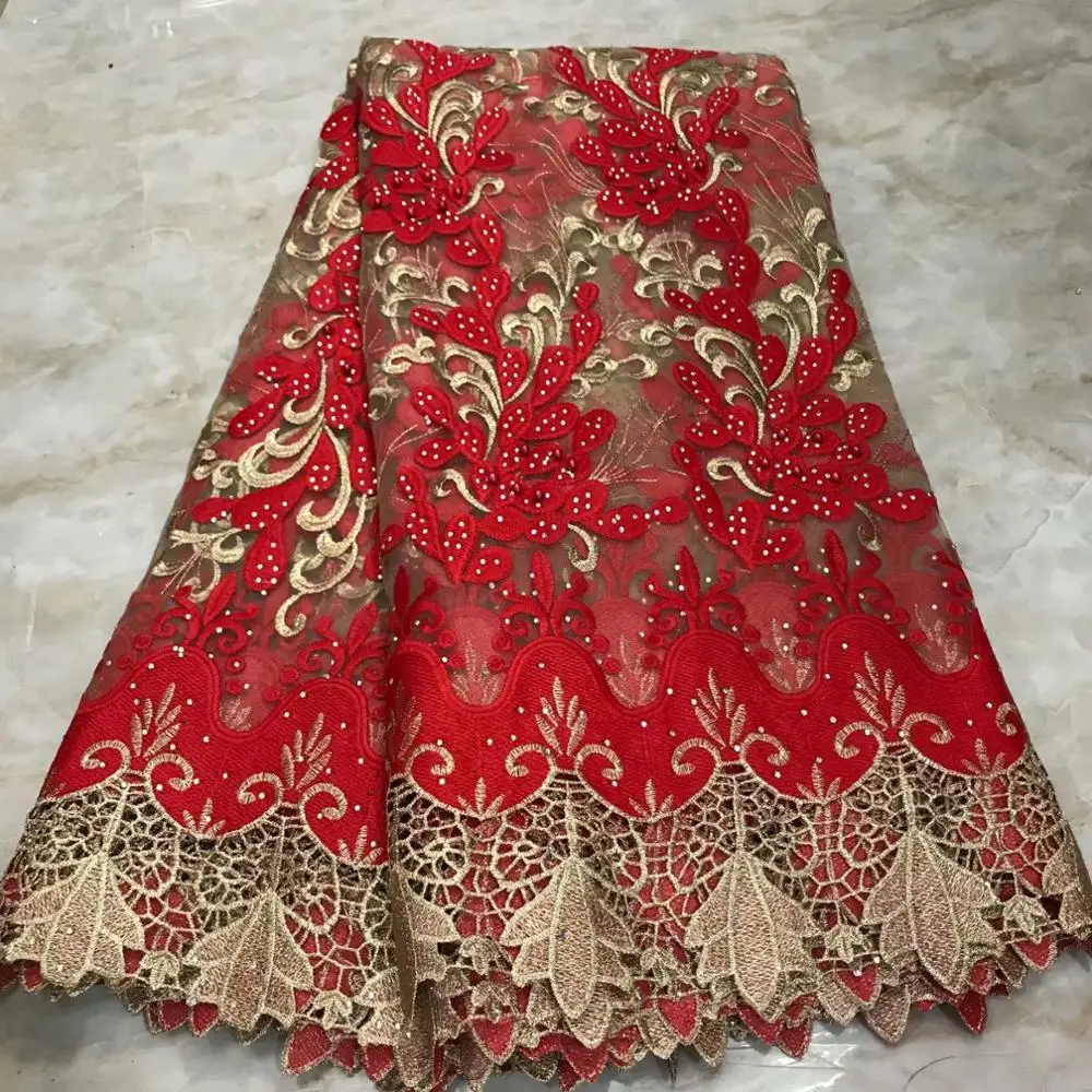 

Latest African Lace 2020 High Quality French Wedding Lace Fabric African Lace Material for 5yards