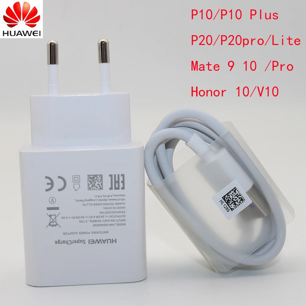 Оригинальное суперзарядное устройство Huawei Mate 9 10 20 P10 Plus P20 Pro Honor V20 быстрое