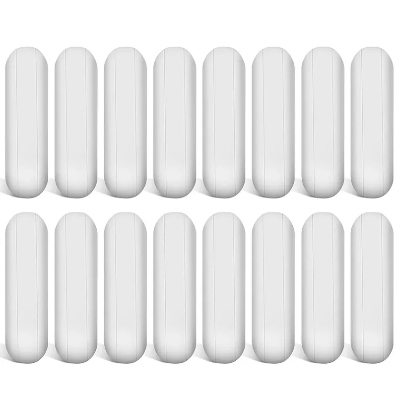 5 uds. 8mm/0,3 pulgadas PTFE agitador magnético mezclador barra de agitación, Color blanco, varilla de agitación magnética, barra de laboratorio, imán de placa de agitación