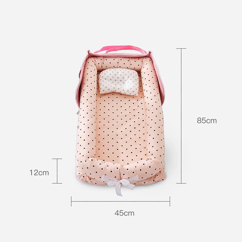 Baby Bassinet For Bed Portable Baby Lounger For Newborn Crib Breathable And Sleep Nest baby bassinet