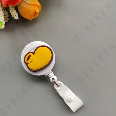New Cute Cartoon Retractable Pull Badge Reel ID Lanyard Name Tag Card Nurse Badge Holder lovely Kids Reels Office Supplies - Color: 22