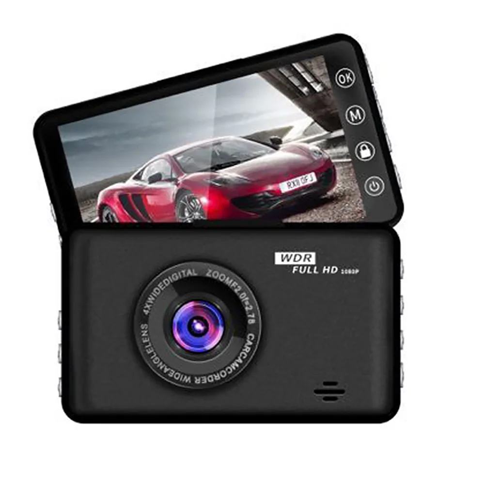  3 zoll Weitwinkel Auto DVR FHD1080P Einfach Installieren Vorne Hinten Dash Cam Saugnapf G Sensor Au