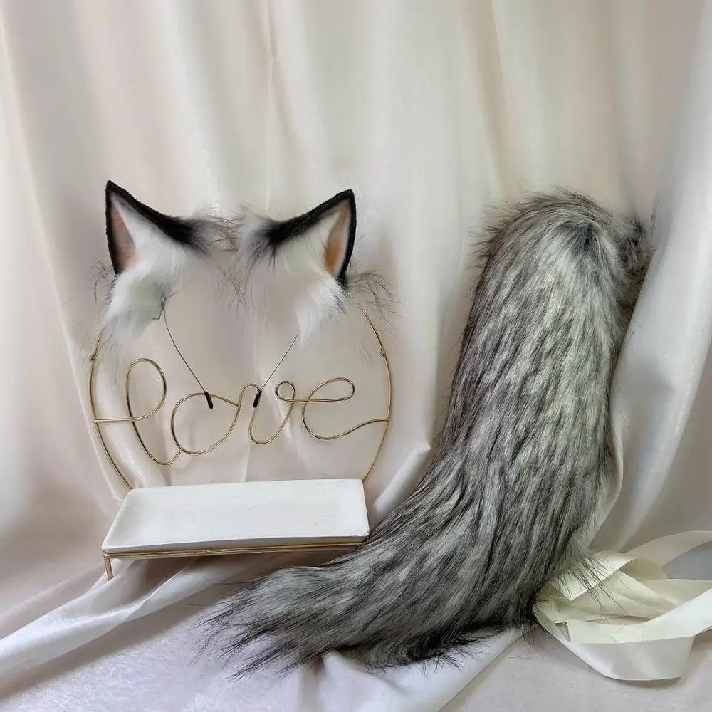 新発売 KCシミュレーション動物の耳狼の尻尾動物の耳の猫耳狐耳 