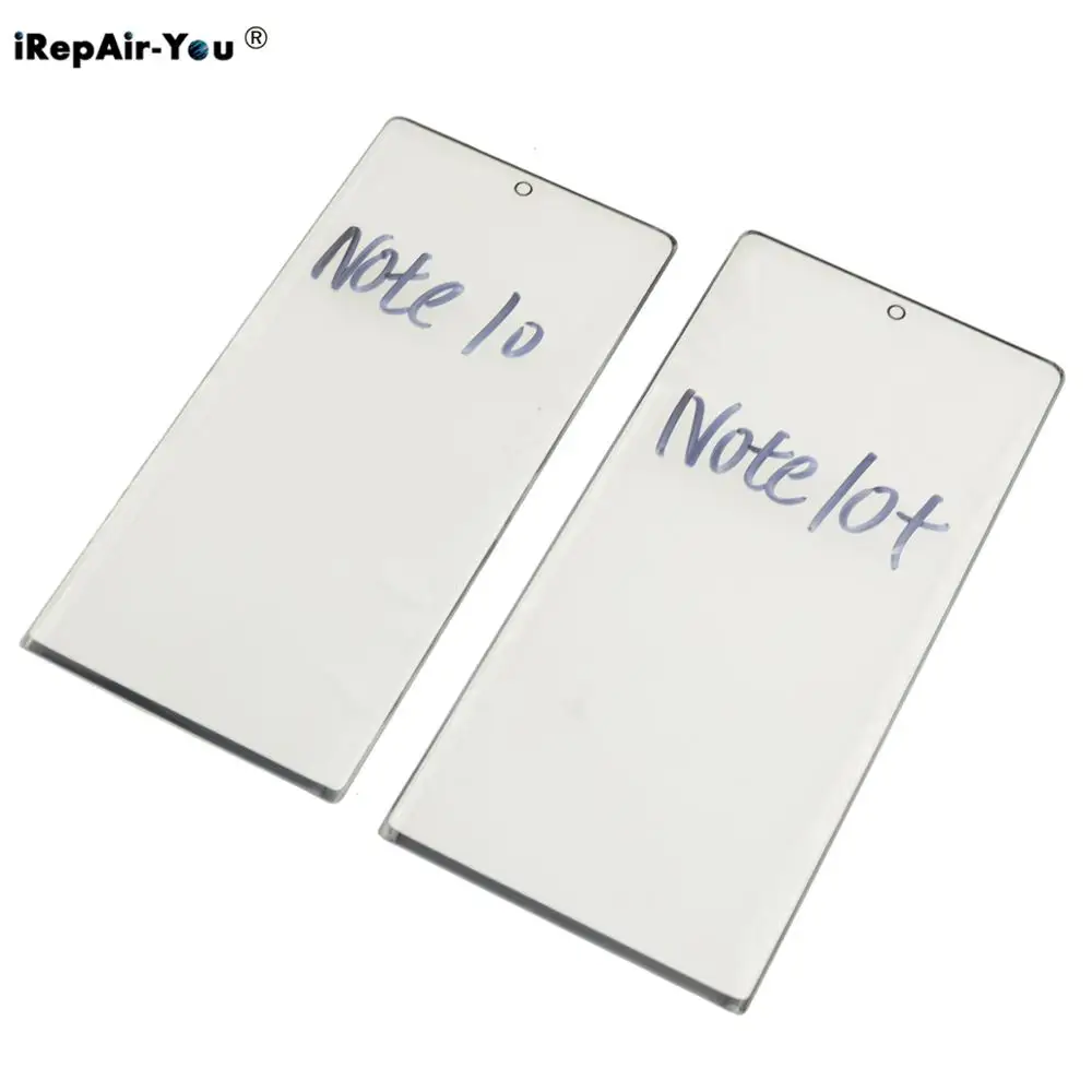 2 в 1 переднее внешнее стекло с OCA пленка Замена для samsung Galaxy Note 10 Plus lcd Сенсорная панель стеклянная крышка объектива